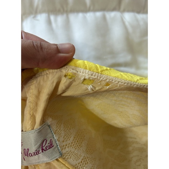 Vintage 1950s Original Rose Marie Reid Of California Yellow Bathing Suit -XL - Picture 5 of 8